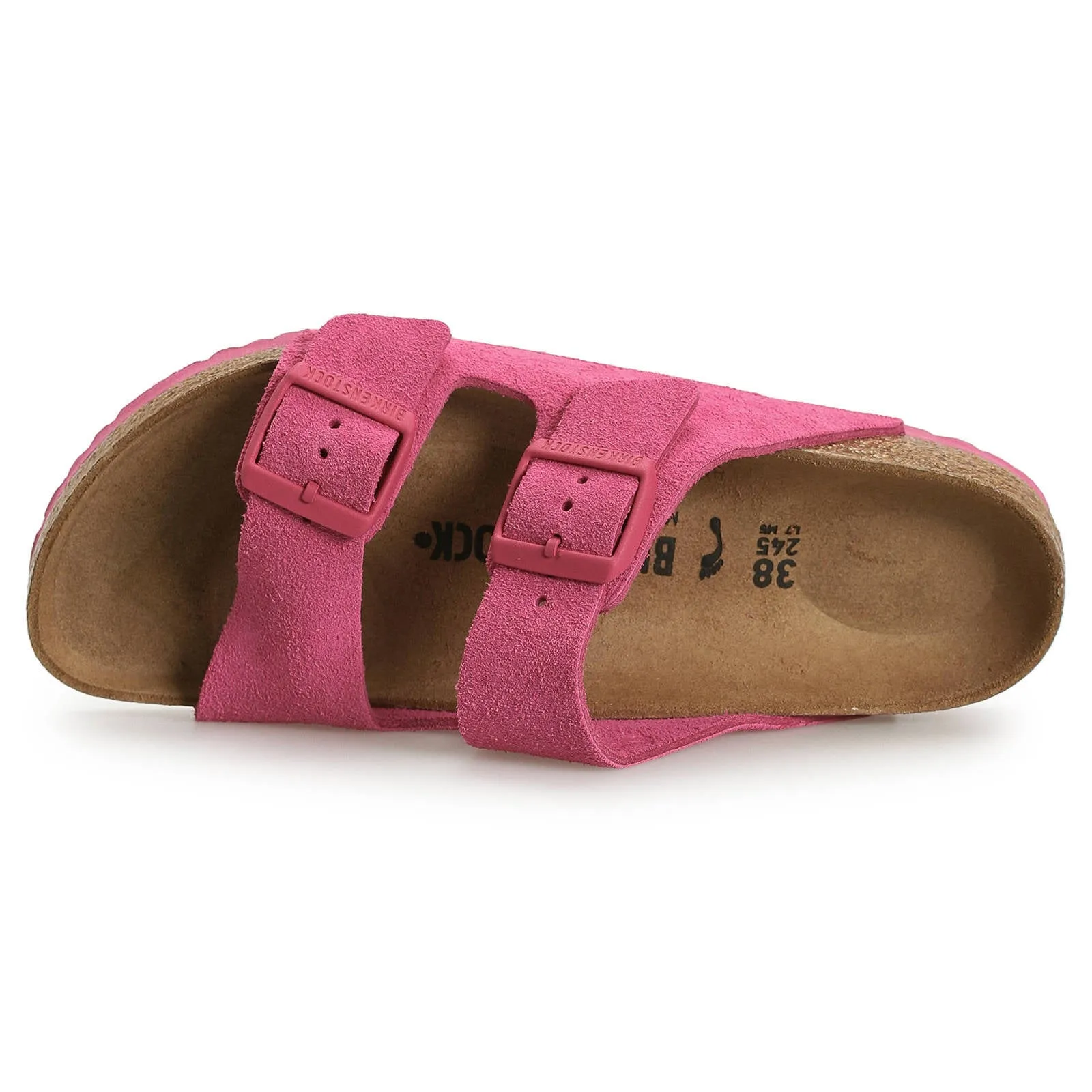 Arizona Suede Leather Unisex Slide Sandals