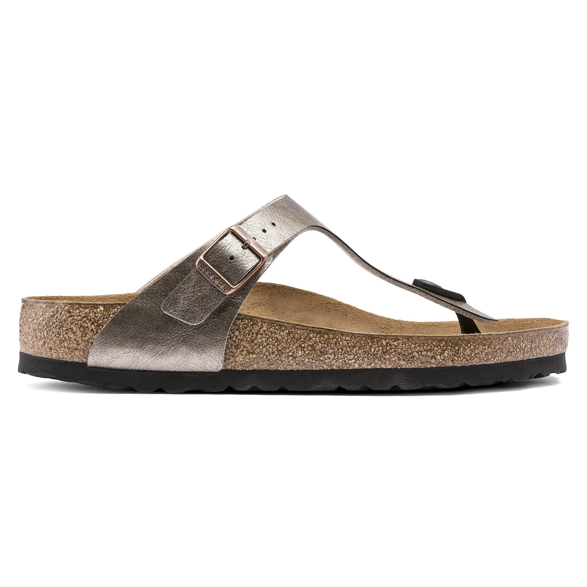 Birkenstock Gizeh Graceful Taupe Birko-Flor Sandals