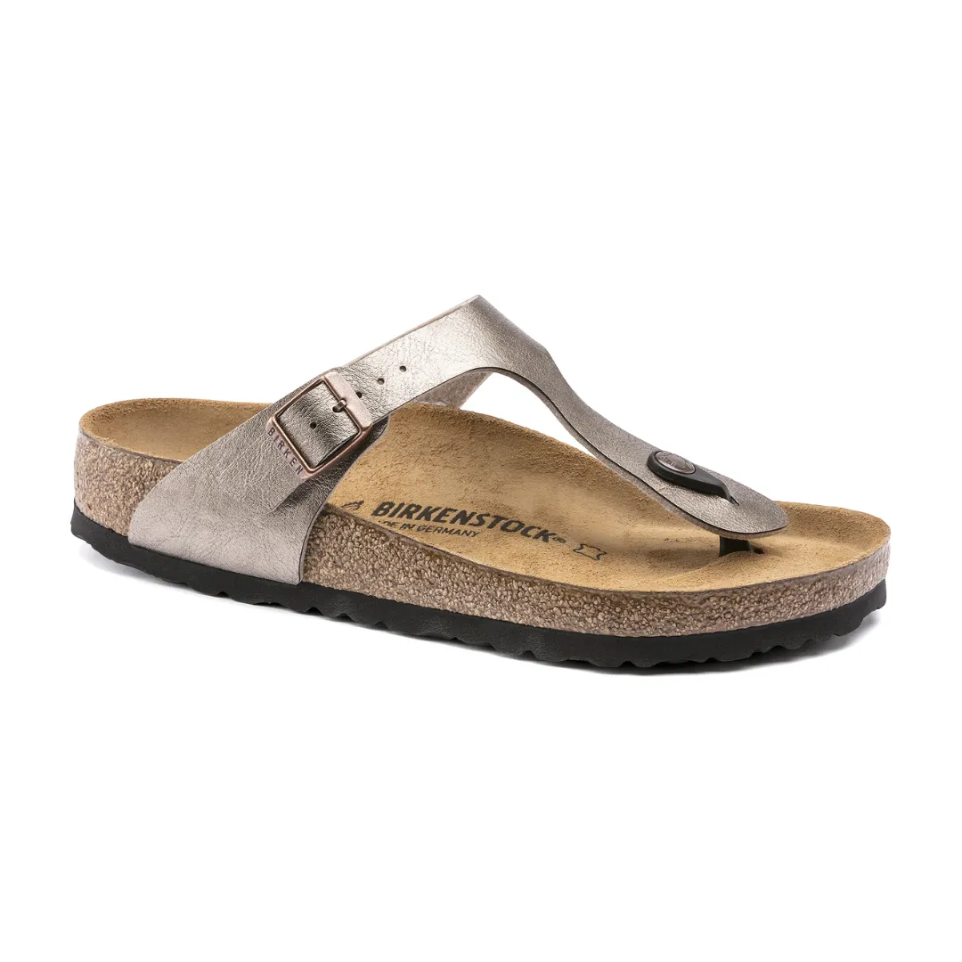 Birkenstock Gizeh Graceful Taupe Birko-Flor Sandals