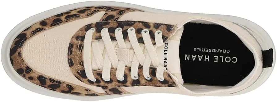 Cole Haan Grandpro Rally Canvas Court Natural Cotton/Leopard Print Sneakers