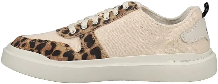 Cole Haan Grandpro Rally Canvas Court Natural Cotton/Leopard Print Sneakers