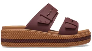 Crocs Brooklyn Woven Buckle Dark Clay