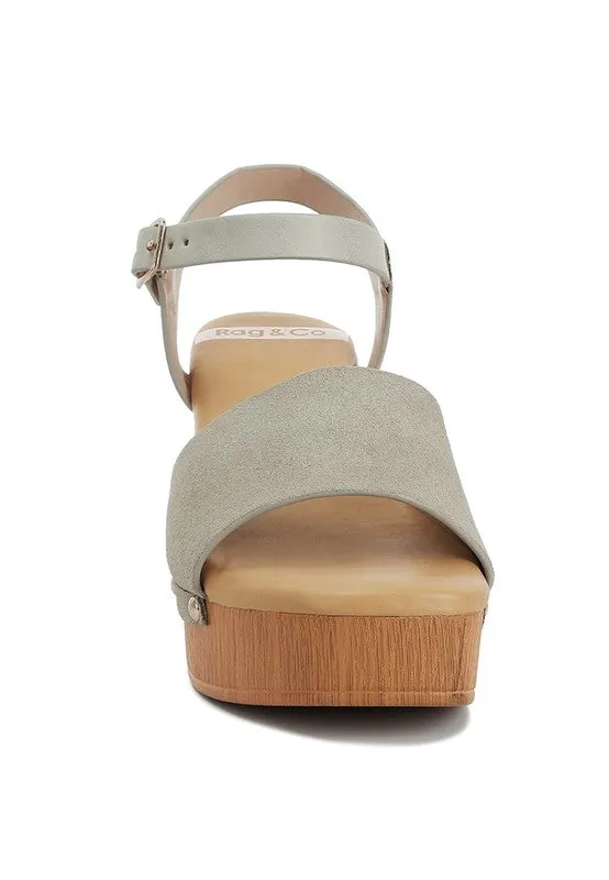 Daniela Suede High Block Sandals **Shipping already included in price for this item**