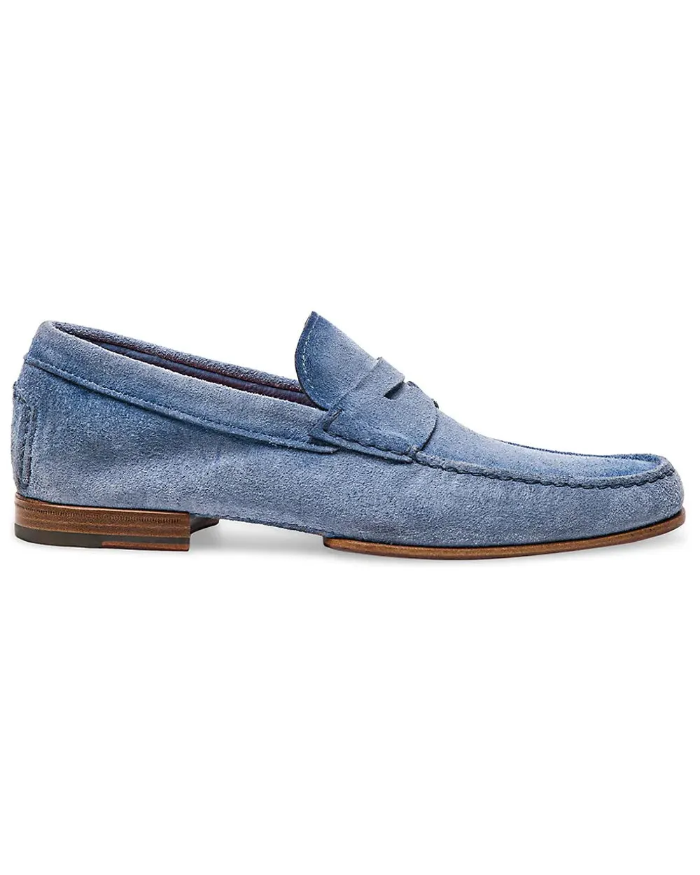 Dousing Suede Loafer in Light Blue