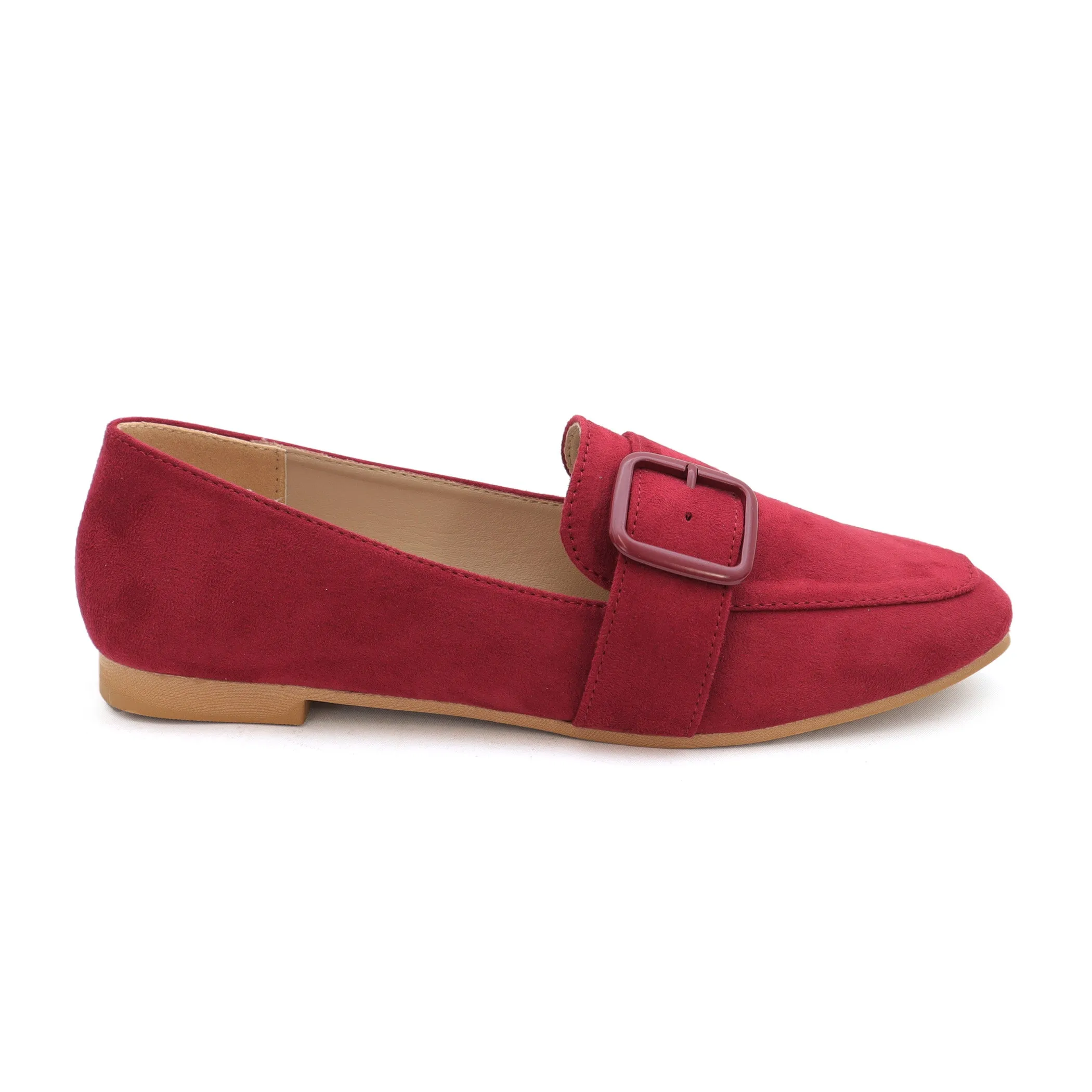 EDLINE-27 Women's Flat Loafer With Buckle