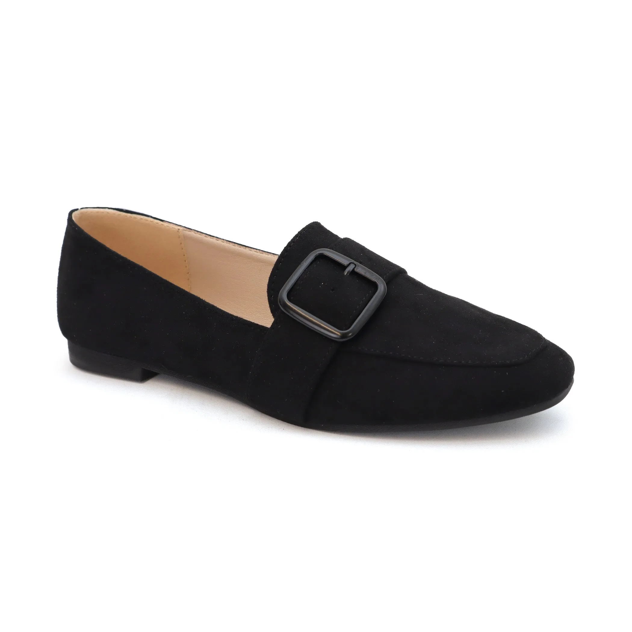 EDLINE-27 Women's Flat Loafer With Buckle