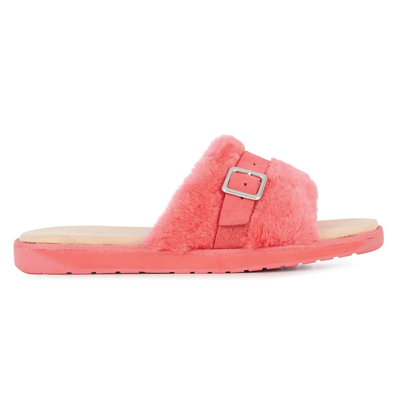 EMU Warden Stinger Slide Australian Sheepskin Coral