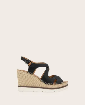 GENTLE SOULS - Elise Leather Espadrille Wedge