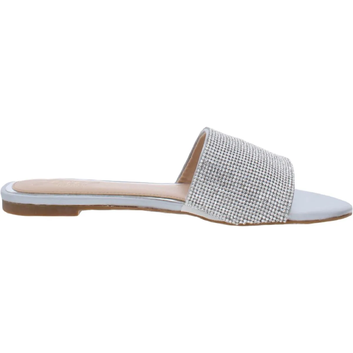 Jewel Badgley Mischka Womens Khaleesi Slip On Open Toe Slides