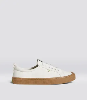 OCA Low Gum Off-White Canvas Sneaker Women