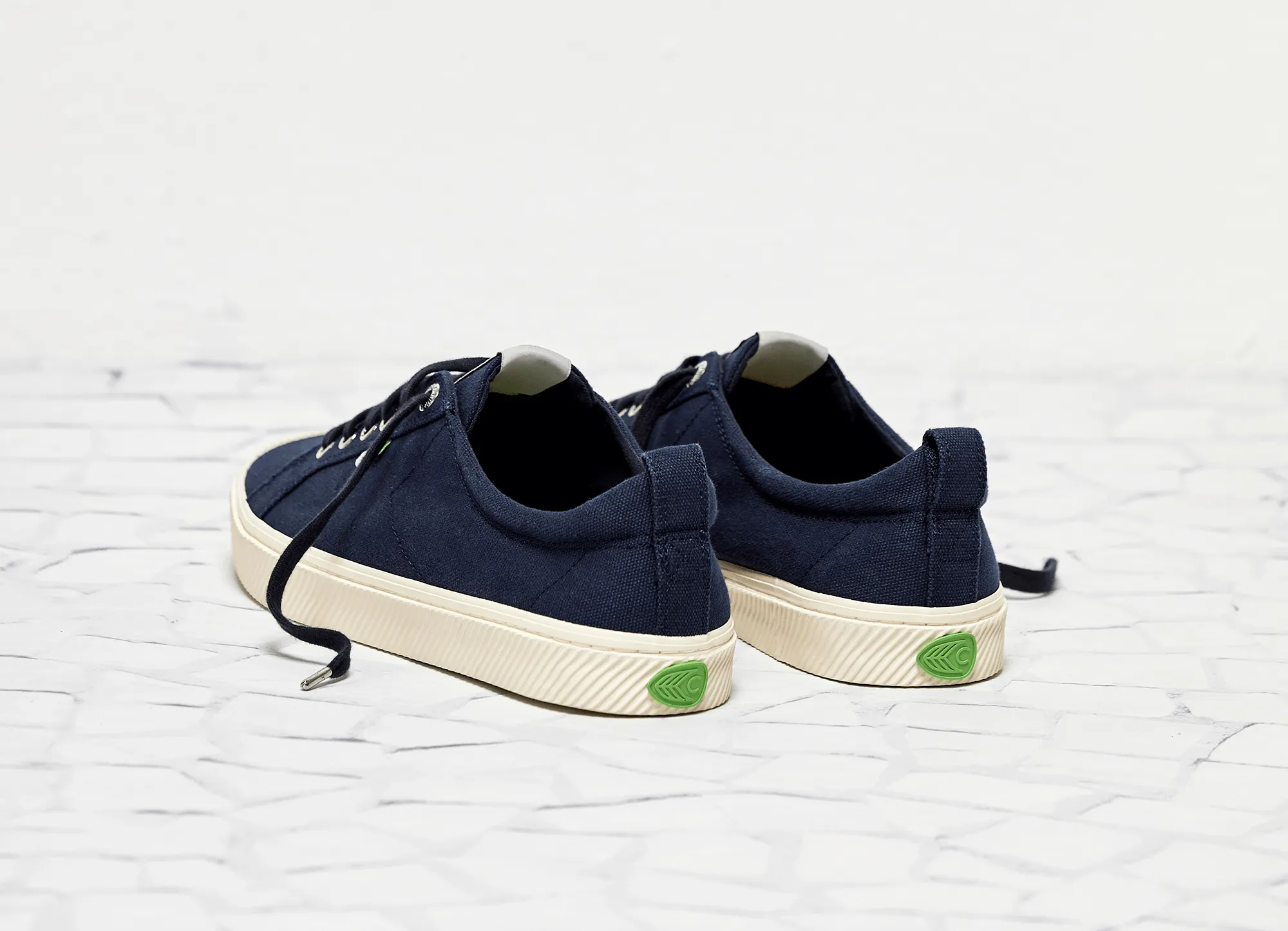 OCA Low Navy Canvas Sneaker Women