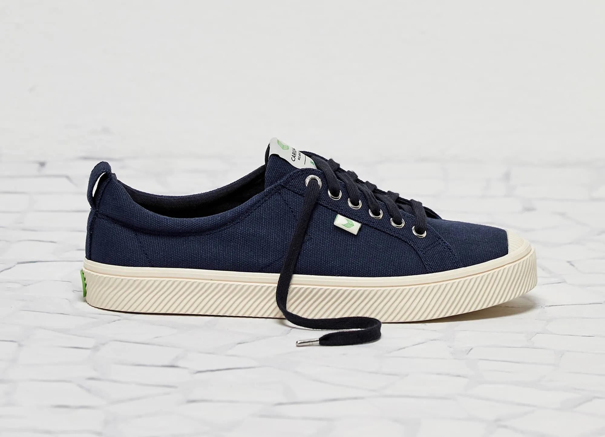 OCA Low Navy Canvas Sneaker Women