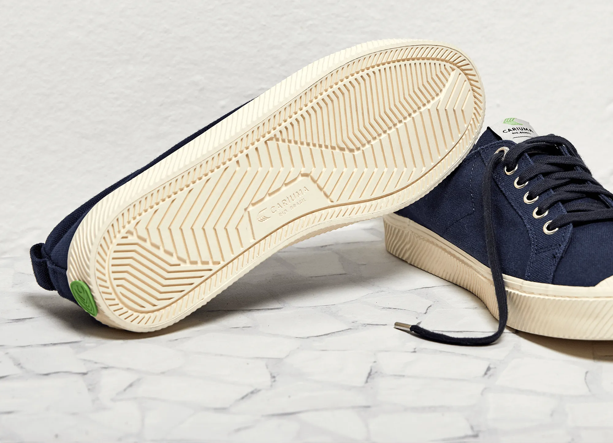 OCA Low Navy Canvas Sneaker Women