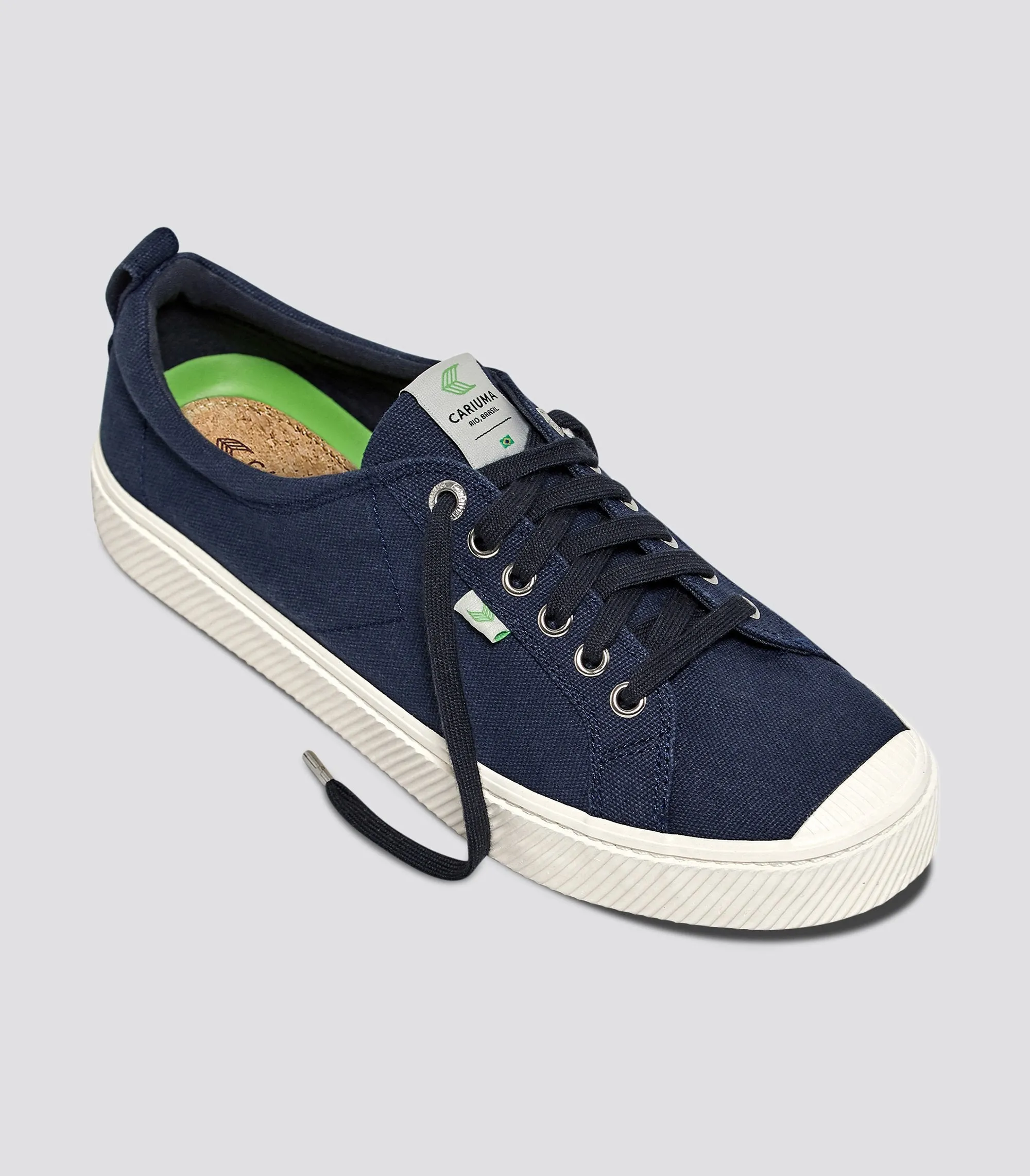 OCA Low Navy Canvas Sneaker Women