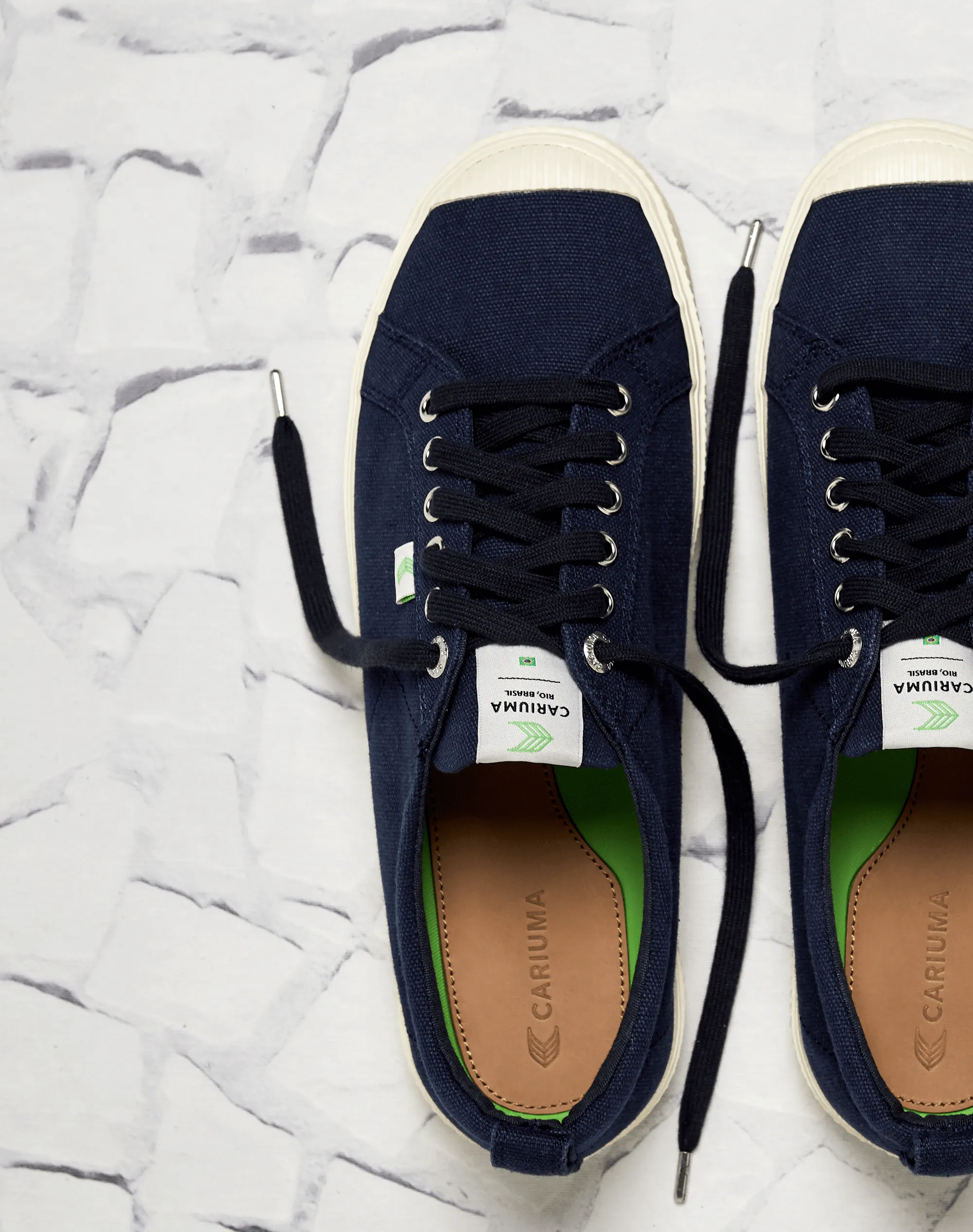 OCA Low Navy Canvas Sneaker Women