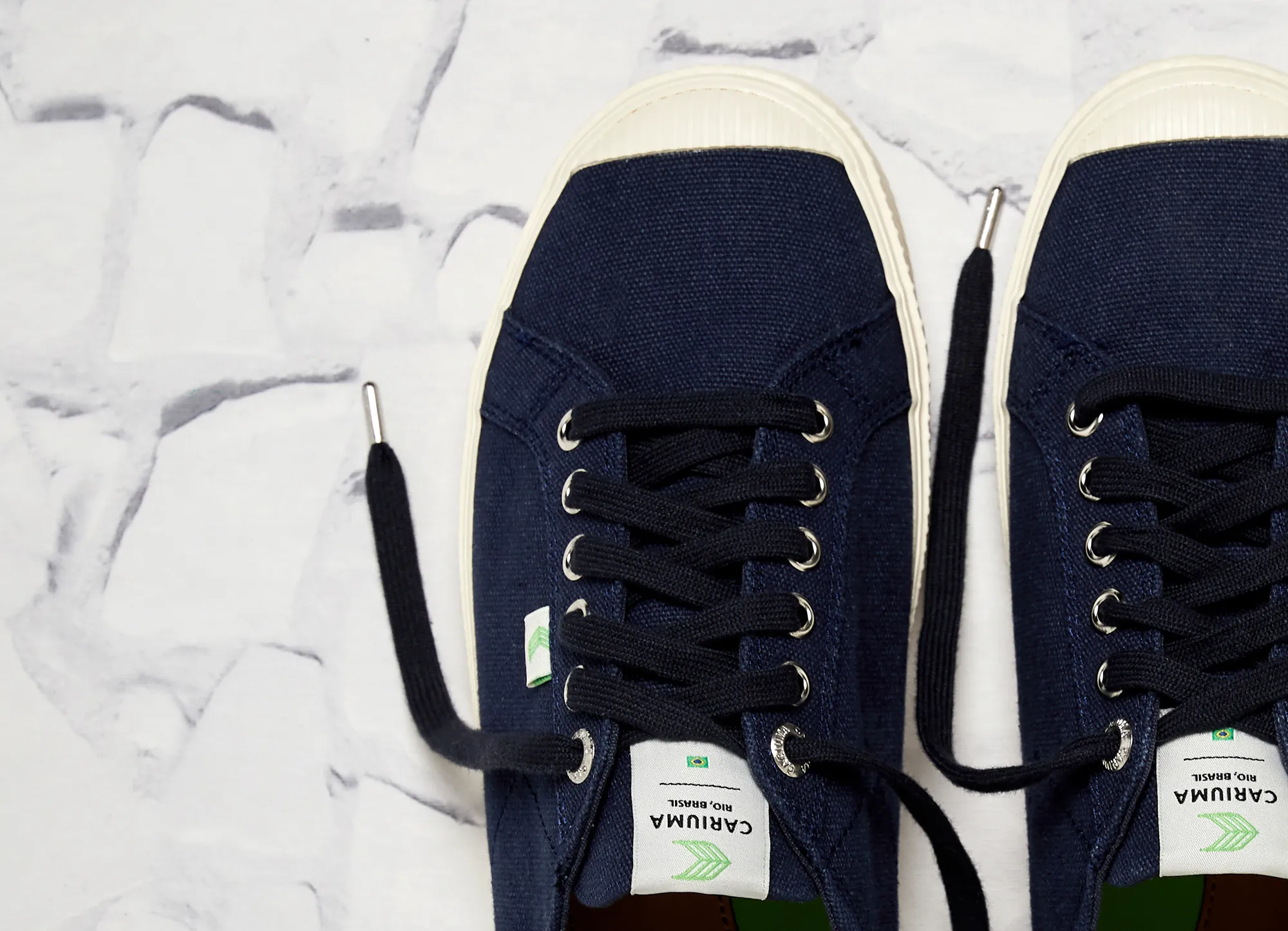 OCA Low Navy Canvas Sneaker Women