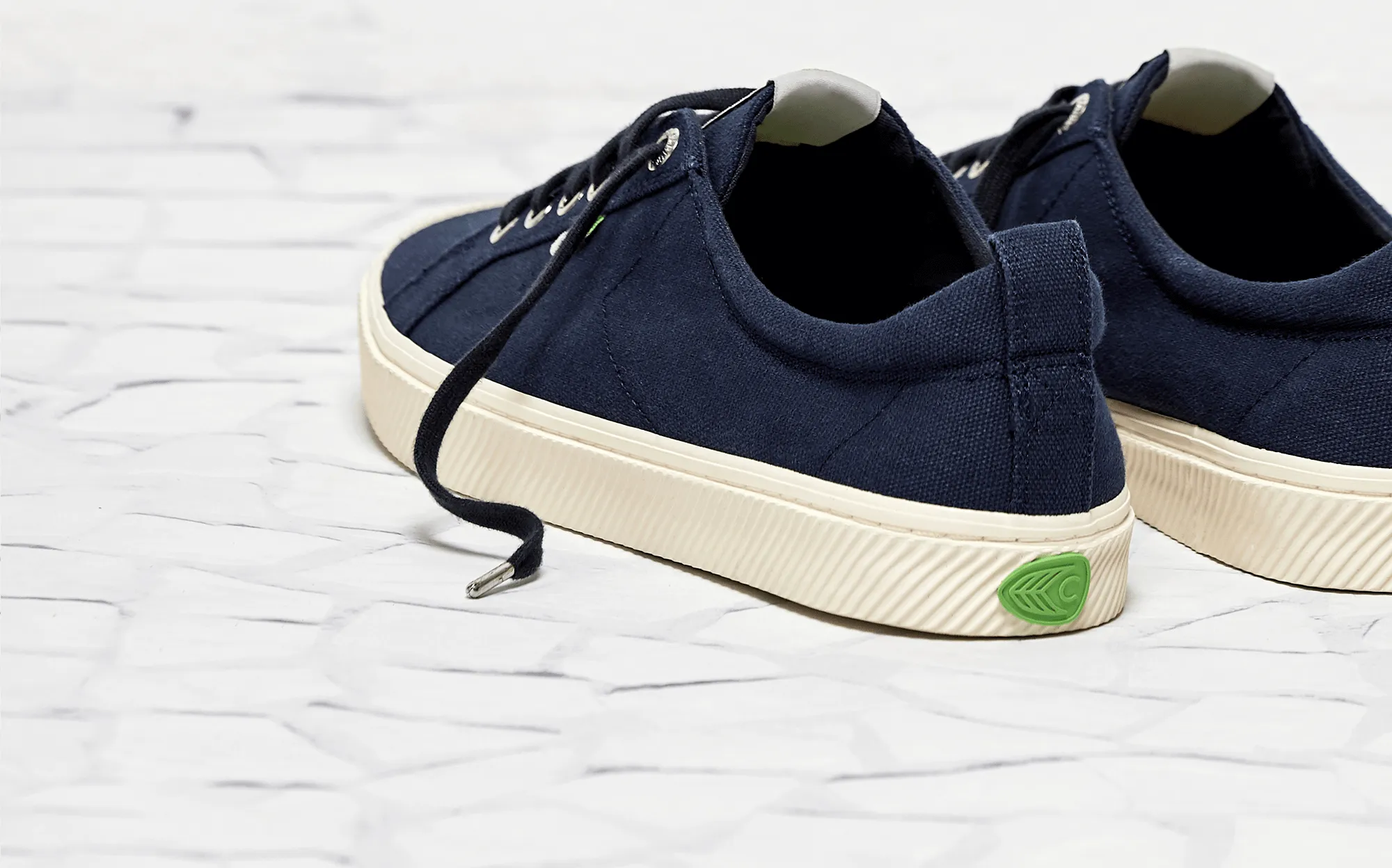 OCA Low Navy Canvas Sneaker Women