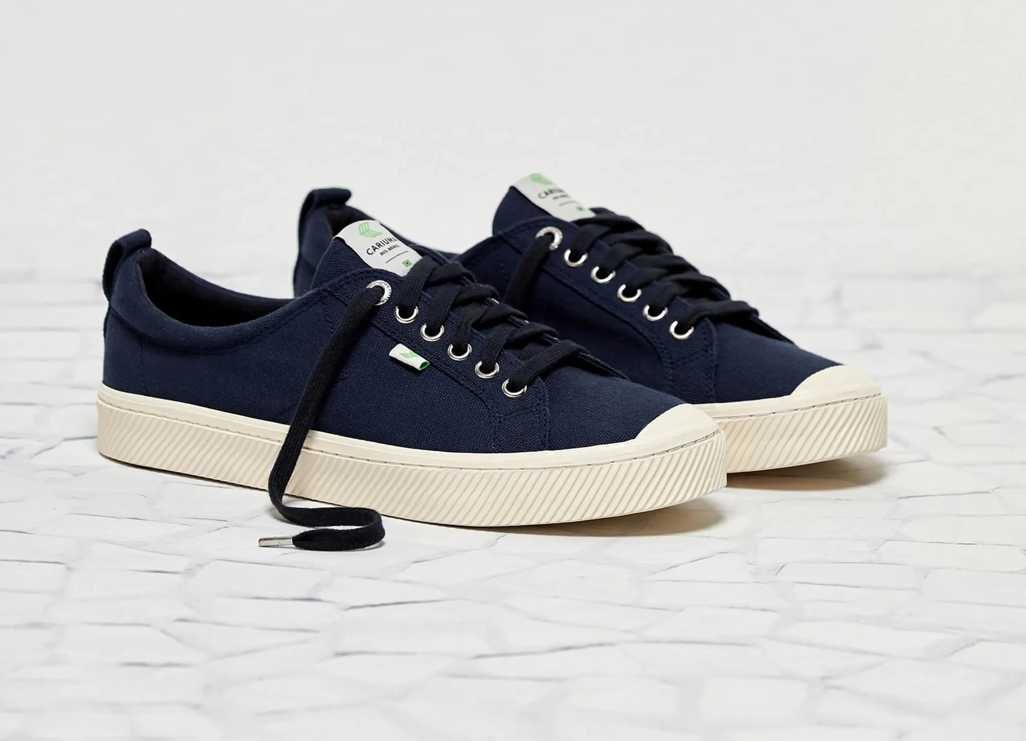 OCA Low Navy Canvas Sneaker Women