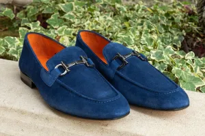 Pelle Suede Loafer Blue