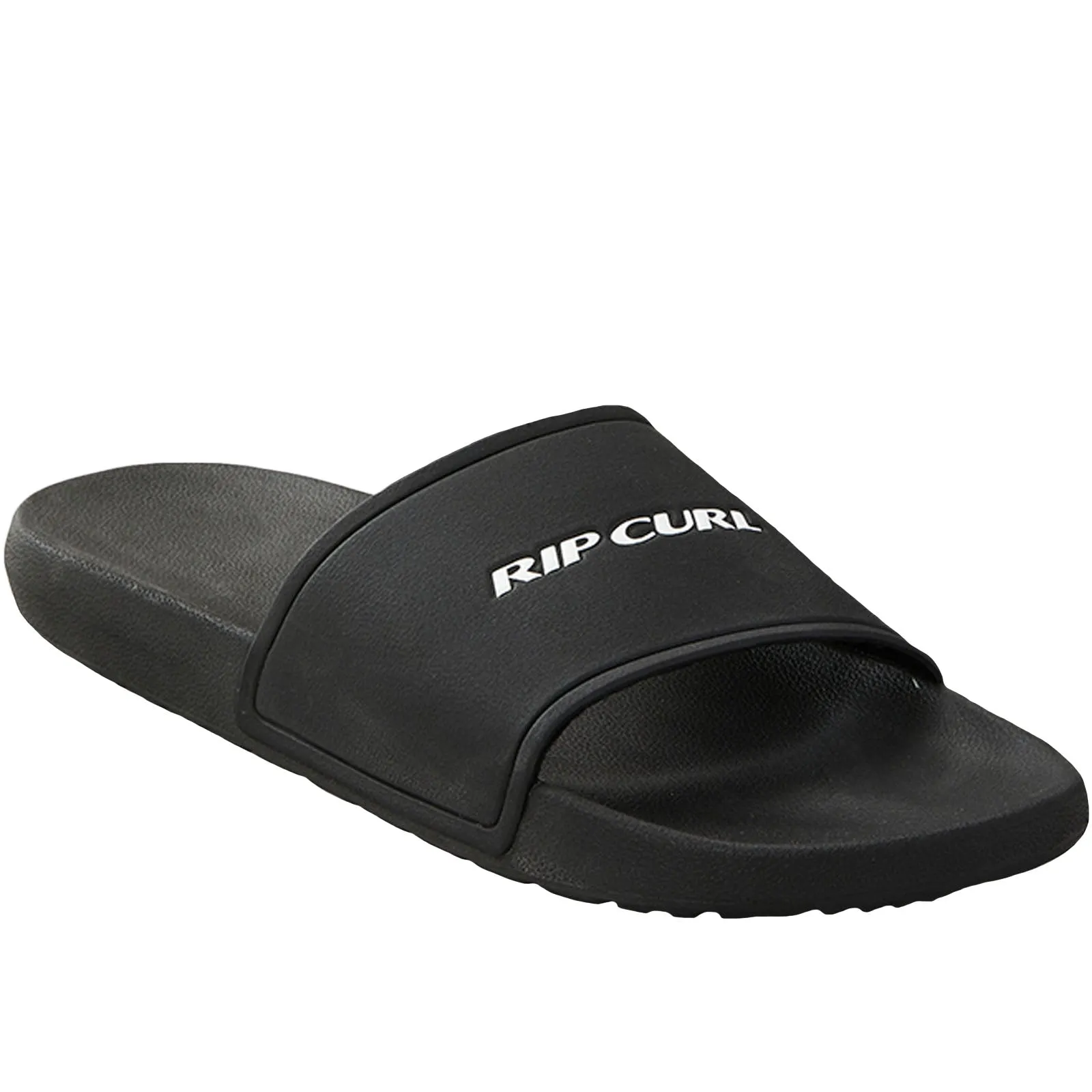 Rip Curl Mens Side Slide Open Toe Sliders - Black