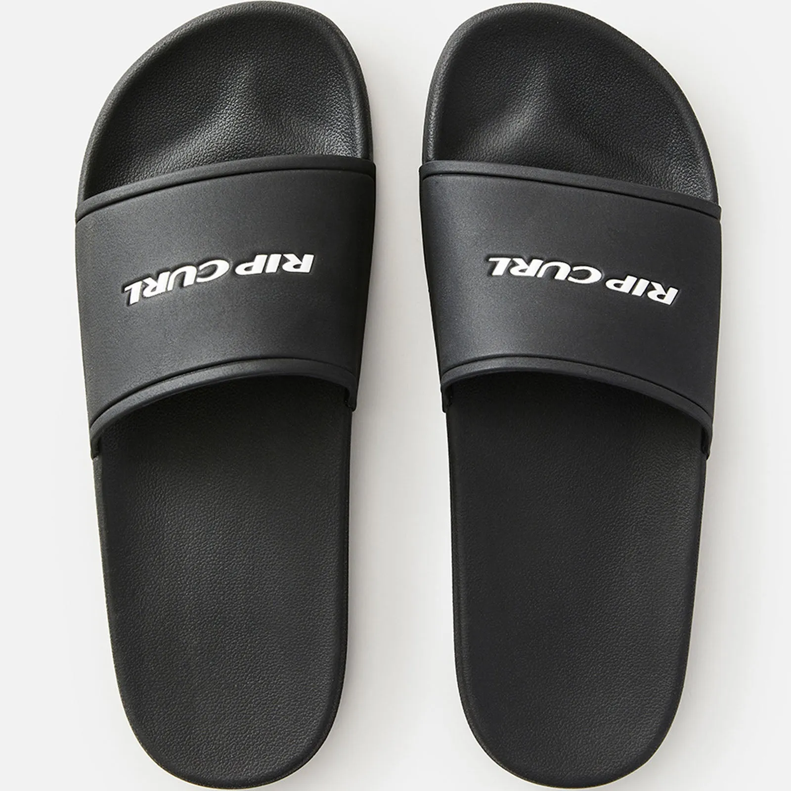 Rip Curl Mens Side Slide Open Toe Sliders - Black