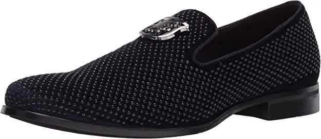 STACY ADAMS Men's Swagger Studded Slip-On Loafer