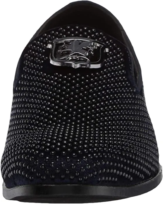 STACY ADAMS Men's Swagger Studded Slip-On Loafer