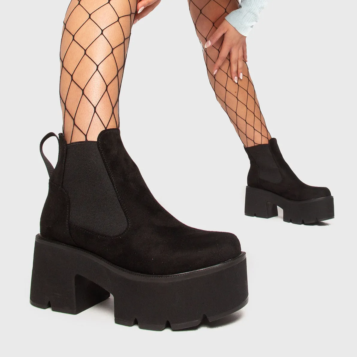 Tough Love Chunky Platform Ankle Boots