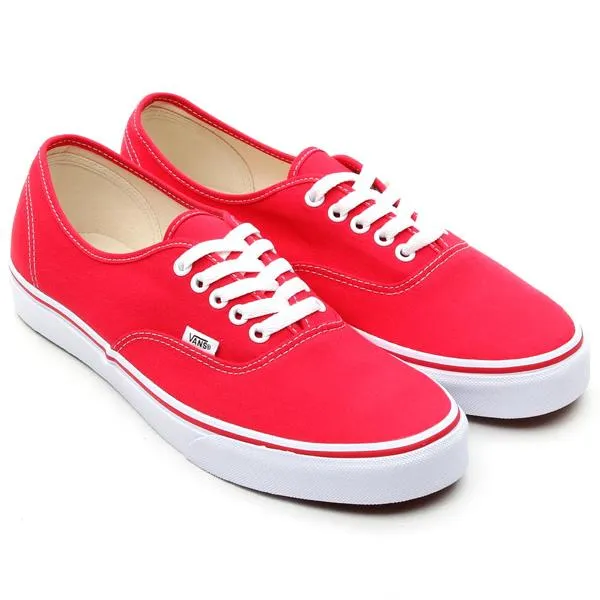 VANS - Men - Authentic - Red/White