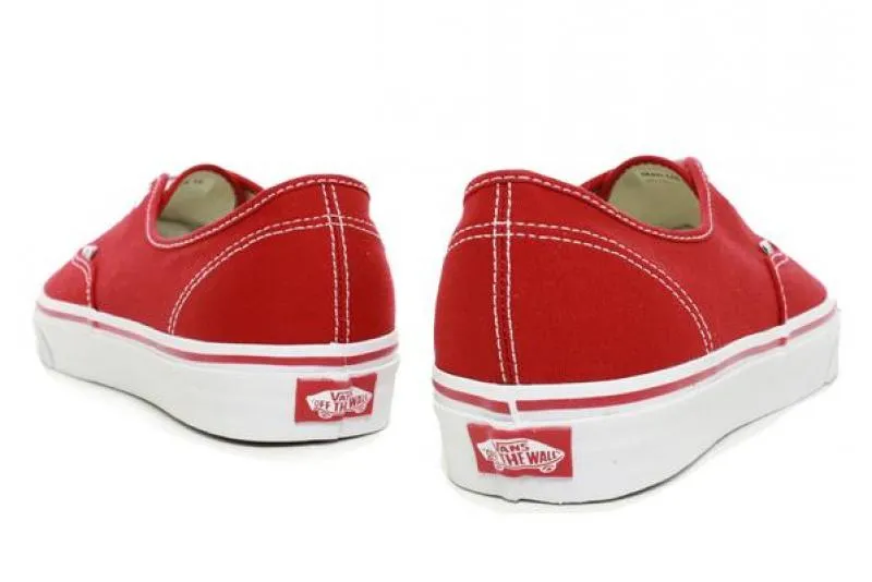 VANS - Men - Authentic - Red/White