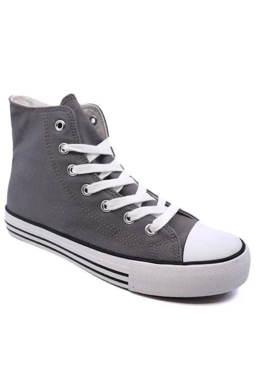 Womens High Top Canvas Sneakers 8 Patterns